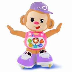 VTech Titi Ouistiti rose, 1 an(s), Sonore, Fonction vocale, Batteries requises, AA, Plastique