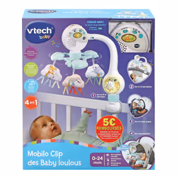 VTech MOBILO CLIP DES BABY LOULOUS, Plastique