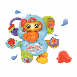 VTech Lancelot, l’éléphant’eau, 1 an(s), Batteries requises, AAA, Multicolore