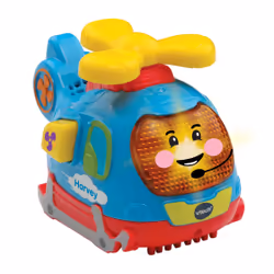 VTech Toet Toet Auto's Harvey Helikopter, 1 an(s), Sonore, Fonction vocale, Batteries requises, AAA, Synthétique
