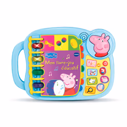 VTech Peppa Pig - Mon Livre-Jeu Éducatif, 1,5 an(s), Plastique, Multicolore