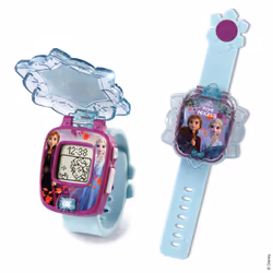 VTech Reine Des Neiges Ii - La Montre-Jeu Interactive, 3 an(s), Français, 76,67 g, Multicolore