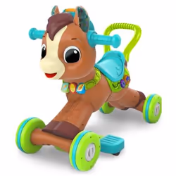 VTech Baby JOEY, MON PORTEUR TROTTI-MAGIQUE (4 EN 1), Plastique, Multicolore