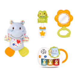 VTech Coffret Naissance - Éveil Des Sens (Bleu), Batteries requises, AAA, Plastique, Bleu