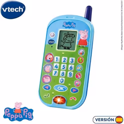 Téléphone interactif Peppa Pig Vtech - Voix des personnages - Rose