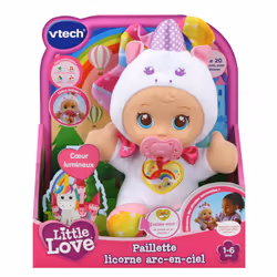 VTech Little Love - Paillette Licorne Arc-En-Ciel