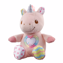 VTech Baby Magische Knuffel Eenhoorn, Fonction vocale, Batteries requises, AAA, Synthétique, Peluche, Rose
