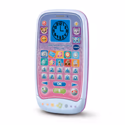 VTech SMARTPHONE P'TIT GENIUS MAGIC LIGHT ROSE, Ordinateur portable pour enfant, 2 an(s), 85 g, Rose