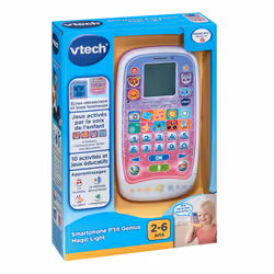 VTech SMARTPHONE P'TIT GENIUS MAGIC LIGHT ROSE - Vue supplémentaire 4