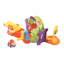 VTech Toet Toet Auto's Race &amp; Stunt Looping, 1 an(s), Fonction vocale, Batteries requises, AAA, Synthétique, Multicolore