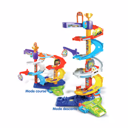 VTech Tut Tut Bolides Méga Circuit Spirales 2 En 1 (+ Titouan, Fou Du Volant), 1 an(s), Batteries requises, AAA, Plastique, M ...