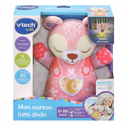 VTech Baby MON OURSON LUMI DODO ROSE - Vue supplémentaire 6