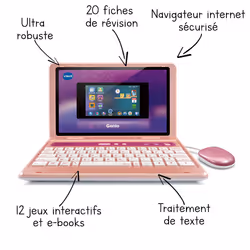 VTech Genio, mon premier vrai ordi ! (rose) Ordinateur portable pour enfant - Vue supplémentaire 4