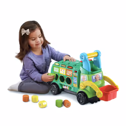 VTech MAXI CAMION POUBELLE RECYCLO'FORMES (PLASTIQUE RÉUTILISÉ) - Vue supplémentaire 4