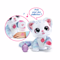 VTech KidiPet Friends RUBY, MON CHAT PAILLETTES MAGIQUES