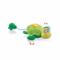 VTech MAMAN TORTUE ET SON BÉBÉ NAGEUR, Garçon/Fille, 1 an(s), AAA, Plastique, Vert