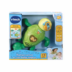 VTech MAMAN TORTUE ET SON BÉBÉ NAGEUR