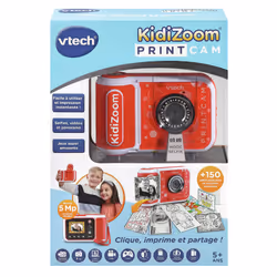 VTech KidiZoom Print Cam Appareil Photo Enfant Avec Impression Instantanée Rouge - Vue supplémentaire 6