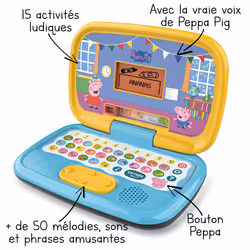 VTech Peppa Pig - Mon ordi éducatif Ordinateur portable pour enfant