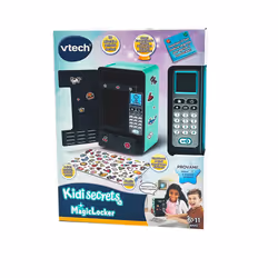 VTech KidiSecrets Magic Locker Coffre-fort portable Plastique Noir, Turquoise