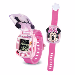 VTech Jouets Electroniques Educatifs LA MONTRE-JEU INTERACTIVE DE MINNIE, 3 an(s), Batteries requises, CR2450, Plastique, Ros ...
