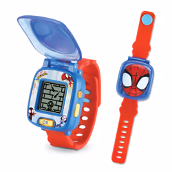 VTech Jouets Electroniques Educatifs LA MONTRE-JEU INTERACTIVE DE SPIDEY, 3 an(s), Batteries requises, CR2450, Plastique, Mul ...