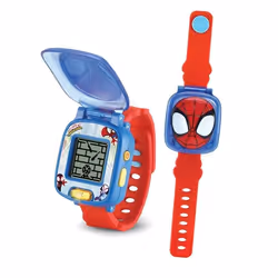 Montre Éducative - VTech - Spidey et Son Super Équipe - Bleu - 3 ans et plus - Jeux interactifs