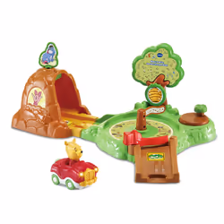 VTech Tut Tut Baby Flitzer-Winnie Puuh 100M-Wald, 1 an(s), Piles fournies, AAA, Multicolore
