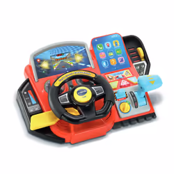 VTech Jouets Electroniques Educatifs SUPER CONSOLE TURBO PILOTE, 3 an(s), Batteries requises, AA, Plastique, Vert