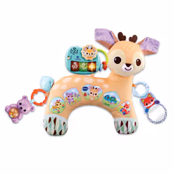 VTech Baby MON COUSSIN D'ÉVEIL SENSORIEL, 0,25 an(s), Batteries requises, AAA, Tissu, Multicolore