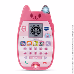 VTech Jouets Electroniques Educatifs GABBY - LE SMARTPHONE, 3 an(s), Batteries requises, AAA, Plastique, Rose