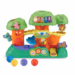 VTech Baby MON ARBRE A BALLES INTERACTIF, 1 an(s), Batteries requises, AA, Plastique, Multicolore