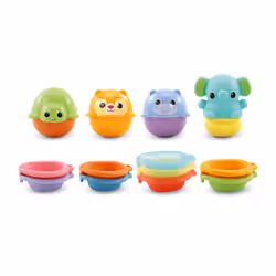 VTech Baby COFFRET DE BAIN EMPILO RIGOLO, 1 an(s), Plastique, Multicolore