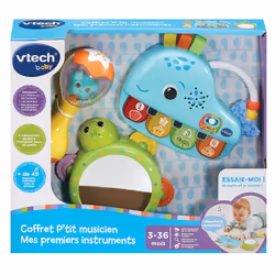 VTech COFFRET P'TIT MUSICIEN - MES PREMIERS INSTRUMENTS