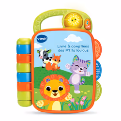 VTech Baby LIVRE A COMPTINES DES P'TITS L, 0,5 an(s), Batteries requises, AAA, Plastique, Multicolore