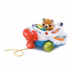 VTech Baby Reis &amp; Leer Vliegtuig, 0,75 an(s), Sonore, Fonction vocale, Batteries requises, AAA, Plastique