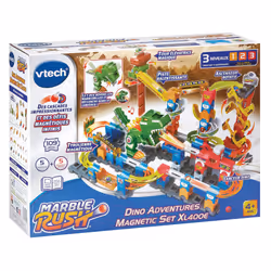 VTech MARBLE RUSH - DINO ADVENTURES MAGNETIC SET XL400E - Vue supplémentaire 7