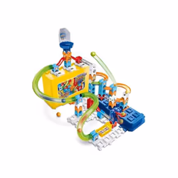 VTech MARBLE RUSH - BUILD & STORE BOX SET M400, Circuit et boules en marbre jouet (kit), 4 an(s)