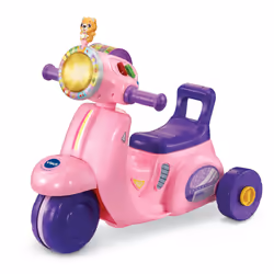 VTech Baby PORTEUR SCOOTER INTERACTIF ROS, 1 an(s), Batteries requises, AA, Plastique, Multicolore