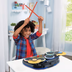 VTech KidiDreams Kidi DJ Drums Batterie Électronique Enfant Multicolore - Vue supplémentaire 4