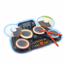 VTech Kidi DJ Drums, Ensemble de DJ jouet, 6 an(s), AA, Noir