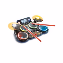 Batería Electrónica VTech Kidi DJ Drums LCD Bluetooth Grabadora Iluminación Neón
