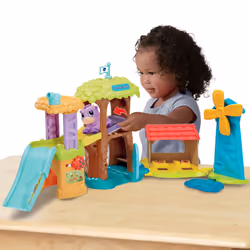 VTech Tut Tut Aventures TUT TUT ANIMO BISOUS - SUPER MAISON TOBOGGAN (+ VIOLETTE, LA VACHE PIPELETTE) - Vue supplémentaire 4