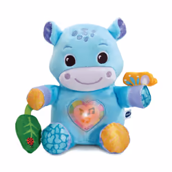 VTech Baby THÉO, MON HIPPO CALIN, 0,25 an(s), Batteries requises, AAA, Tissu, Bleu