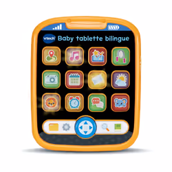 VTech Baby TABLETTE BILINGUE, 0,75 an(s), Batteries requises, AAA, Plastique, Multicolore