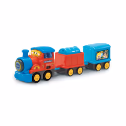 VTech Tut Tut Aventures TUT TUT BOLIDES - SUPER CIRCUIT TRAIN ÉDUCATIF (ADAM, TRAIN MARCHAND) - Vue supplémentaire 3