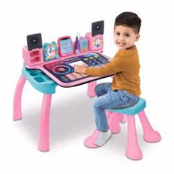 VTech MAGIBUREAU INTERACTIF ET MUSICAL 6 EN 1 ROSE - Vue supplémentaire 6