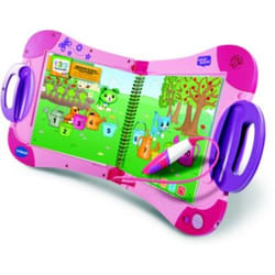 VTech - Sistema de Aprendizaje Interactivo, MagiBook, Color Rosa, Versión Francesa