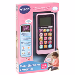 VTech Mon téléphone émoti'fun rose - Vue supplémentaire 5