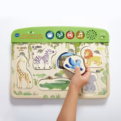 VTech MON PREMIER PUZZLE INTERACTIF DES ANIMAUX (JOUET BOIS FSC®) - Vue supplémentaire 2
